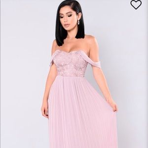 mauve gown